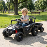 Costway 12V Kids Ride-On Tractor Toy with Remote Control