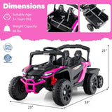 Costway 12V Kids Ride-On Tractor Toy with Remote Control
