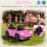 RUF 12V Kids Ride-On Car Toy with Remote Control