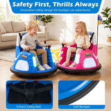 Costway 12V Kids Ride-On Bumper Car with Remote Control