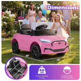 12V Ford Mach E Kids Ride on Car with Parent Control and Horn