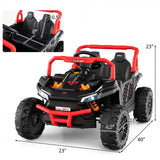 Costway 12V Kids Ride-On Truck UTV Toy with Remote Control