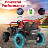 Costway 12V Kids Ride-On Truck UTV Toy with Remote Control