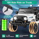 Costway 12V Kids Ride-On Truck Toy with Remote Control