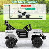 Costway 12V Kids Ride-On Truck Toy with Remote Control