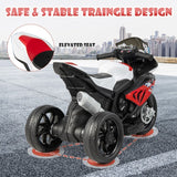 Costway 12V Licensed BMW Kids Ride-On Motorcycle Toy with Headlights