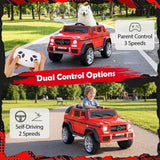 Costway 12V Kids Ride-On Mercedes-Benz Car Toy with Remote Control