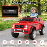 Costway 12V Kids Ride-On Mercedes-Benz Car Toy with Remote Control