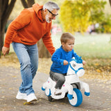 Costway 12V Unicorn Kids Ride-On Toy with Training Wheels