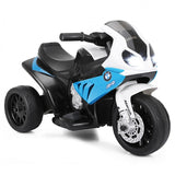 Costway 6V Licensed BMW Kids Ride-On Motorcycle Toy with Headlights