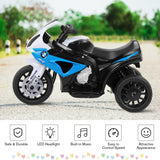 Costway 6V Licensed BMW Kids Ride-On Motorcycle Toy with Headlights