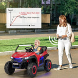 Costway 12V Kids Ride-On UTV Toy with Remote Control