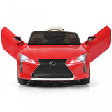 Costway 12V Licensed Lexus Kids Ride-On Car Toy with Remote Control