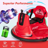 Costway 12V Kids Ride-On Bumper Car with Remote Control