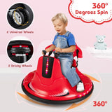 Costway 12V Kids Ride-On Bumper Car with Remote Control