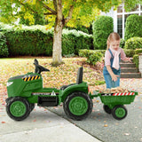 Costway 12V Kids Ride-On Tractor Toy with Remote Control