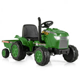 Costway 12V Kids Ride-On Tractor Toy with Remote Control