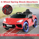 12V Chevrolet Corvette C8 Electric Kids Ride On Car  with Remote Control Ages 3+ Years Old