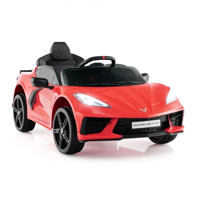 12V Chevrolet Corvette C8 Electric Kids Ride On Car  with Remote Control Ages 3+ Years Old