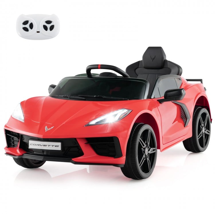 12V Chevrolet Corvette C8 Electric Kids Ride On Car  with Remote Control Ages 3+ Years Old