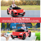 12V Chevrolet Corvette C8 Electric Kids Ride On Car  with Remote Control Ages 3+ Years Old