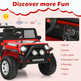 Costway 12V Kids Ride-On Truck Toy with Remote Control