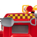 Costway 12V Ride-On Fire Truck Toy with Water Gun