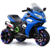 Kids R1200 6V 3 Wheel Electric Ride on Motorcycle Blue