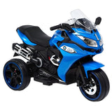 Kids R1200 6V 3 Wheel Electric Ride on Motorcycle Blue