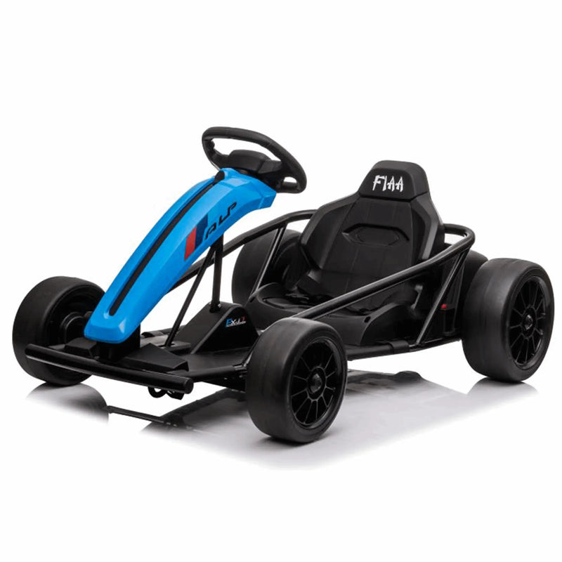GO KART KIDS RIDE ON CAR 24V - BLANCO - EN STOCK