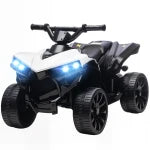 Qaba 6V Kids Ride-On ATV Toy with LED Headlights
