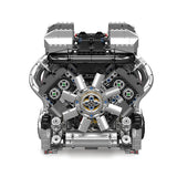 Mould King 8.0L W16 Quad Turbo Engine - 2024Pcs