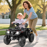 Costway 24V Kids ATV Ride-On Toy with 4 Motors and LED Lights