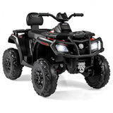 Costway 24V Kids ATV Ride-On Toy with 4 Motors and LED Lights