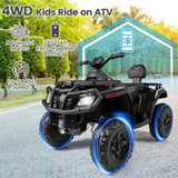 Costway 24V Kids ATV Ride-On Toy with 4 Motors and LED Lights