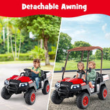 Costway 24V 4WD Kids Ride-On Golf Cart Toy with Remote Control