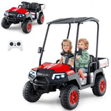 Costway 24V 4WD Kids Ride-On Golf Cart Toy with Remote Control