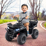 Costway Kids Ride-On Electric ATV Quad Toy with Lights