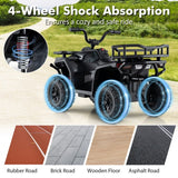 Costway Kids Ride-On Electric ATV Quad Toy with Lights