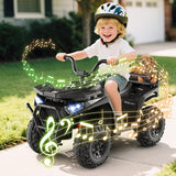 Costway Kids Ride-On Electric ATV Quad Toy with Lights