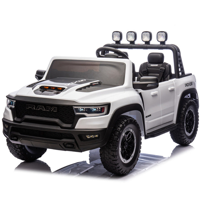 Dodge Ram 1500 TRX/RHO 24V Two-Seater Ride-On Truck for Kids