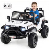 Costway 24V Kids Ride-On Car Toy with Remote Control and Music