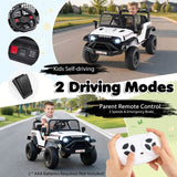 Costway 24V Kids Ride-On Car Toy with Remote Control and Music