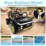 Costway 2-Seater Kids Ride-On UTV Truck with Remote Control