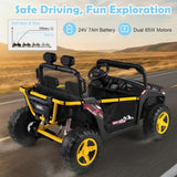 Costway 2-Seater Kids Ride-On UTV Truck with Remote Control