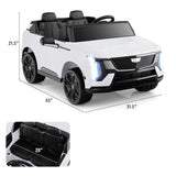 Costway 24V Licensed Cadillac Kids Ride-On Truck Toy with Remote Control