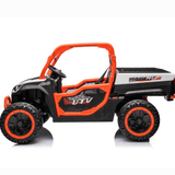 Farmer Edition 2-Seater Electric Ride-On Buggy 24V UTV White