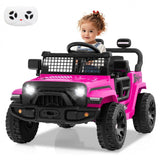 Costway 12V Kids Ride-On Truck Toy with Remote Control