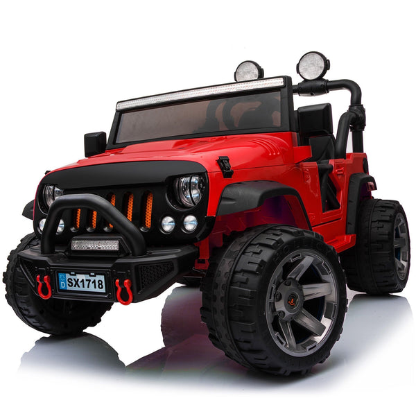 24V Jeep Wrangler  2 Seater Classic Ride on Car Toy with Remote Control and MP3 Player