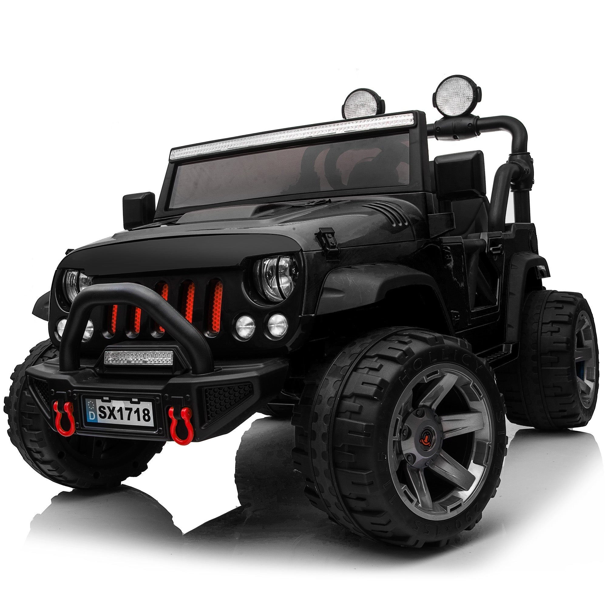 24V Jeep Wrangler  2 Seater Classic Ride on Car Toy with Remote Control and MP3 Player